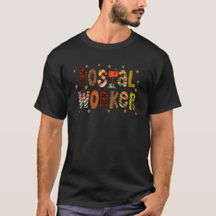 Fall Postal Worker Mail Worker Fall Postal Worker T-Shirt