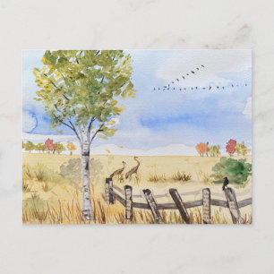 fall postcard