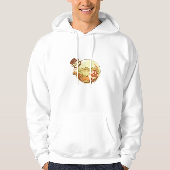 Fall Potion With Froggies Classic Hoodie (Front)