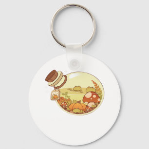 Fall Potion With Froggies Classic Key Ring