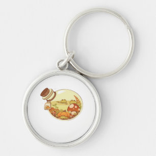Fall Potion With Froggies Classic Key Ring