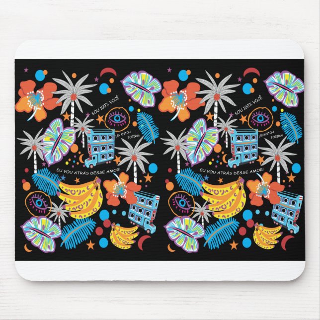 fall print mouse pad (Front)