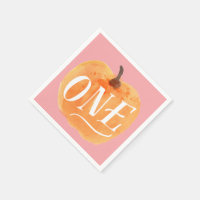 Fall Pumpkin Autumn | First Birthday Pink