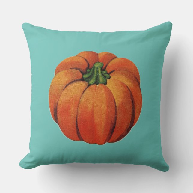 Fall Pumpkin , Autumn Pumpkin, Thanksgiving, Fall Cushion (Front)