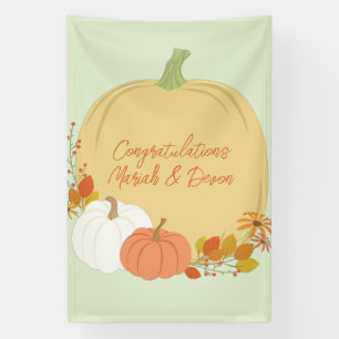 Fall Pumpkin Baby Shower  Banner