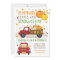 Fall Pumpkin Birthday Invitation Boy