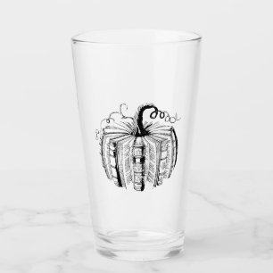 Fall Pumpkin Book Lover Booktok Halloween Glass