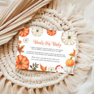 Fall Pumpkin Books for Baby Card