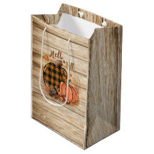 Fall Pumpkin Gift Bag