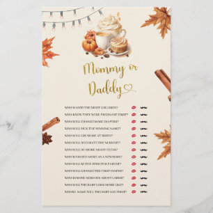 Fall Pumpkin Mommy or Daddy Games