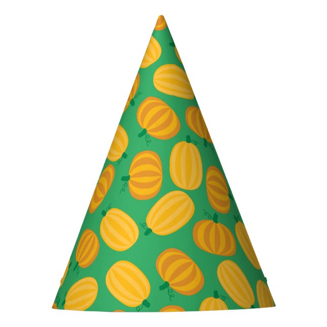 Fall Pumpkin Patch 1st Birthday Party Theme Hat (Front)
