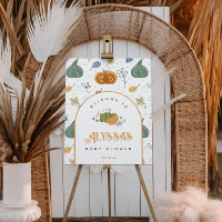 Fall Pumpkin Patch Baby Shower Welcome