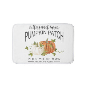 FALL PUMPKIN PATCH BATH MAT