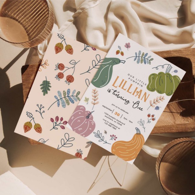 Fall Pumpkin Patch Birthday Invitation (Creator Uploaded)