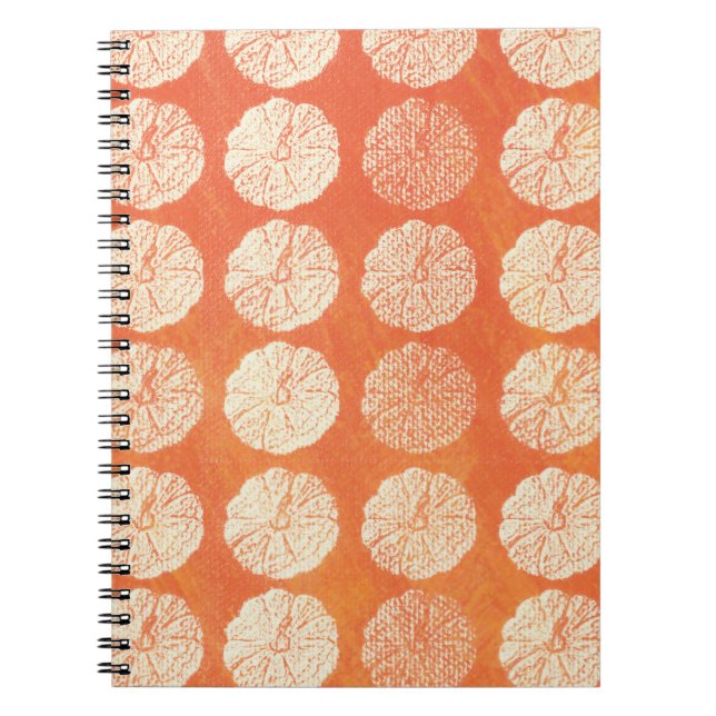 Fall Pumpkin Pattern Notebook (Front)