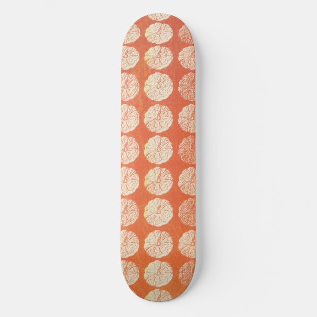 Fall Pumpkin Pattern Skateboard (Front)