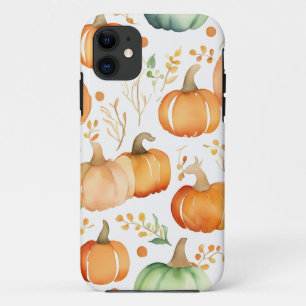 Fall Pumpkin Print iPhone 11 Case