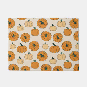 Fall pumpkin spice colours autumn pumpkins Thanksg Doormat