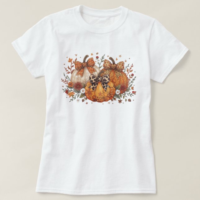  Fall Pumpkin T-Shirt (Design Front)