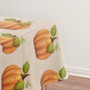 Fall Pumpkin Tablecloth for Halloween Thanksgiving