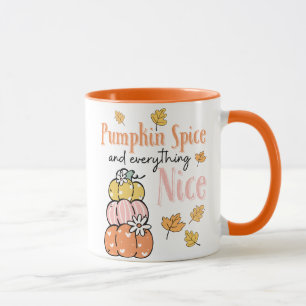 Fall/Pumpkin Theme Latte Mug