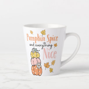 Fall/Pumpkin Theme Latte Mug