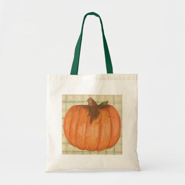 Fall Pumpkin Tote Bag (Front)