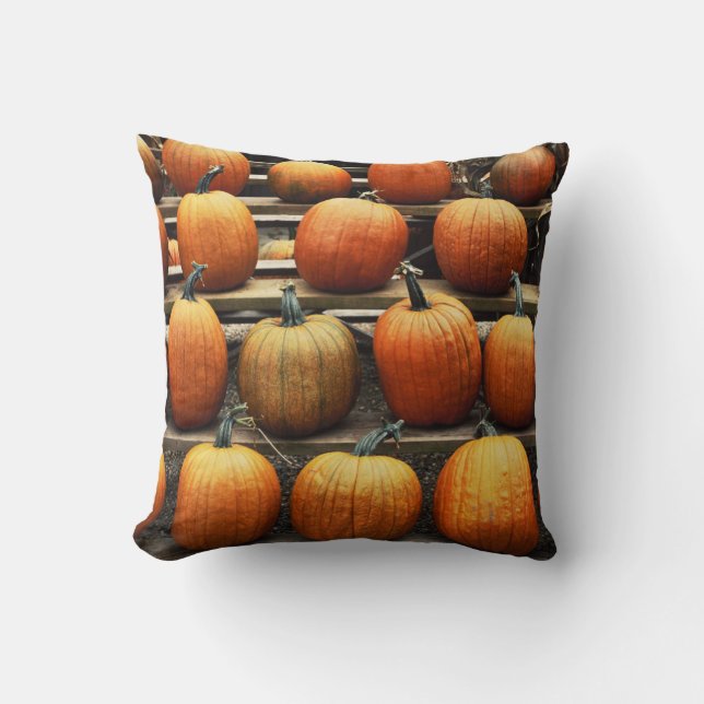 Fall pumpkins cushion (Front)