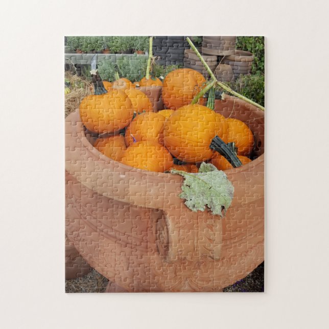 Fall pumpkins jigsaw puzzle (Vertical)