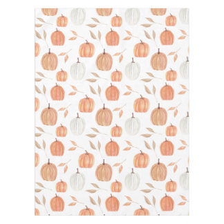 Fall Pumpkins & Leaves Tablecloth