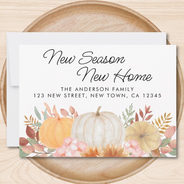 Fall Pumpkins Moving Announcement  (Creator Uploaded)