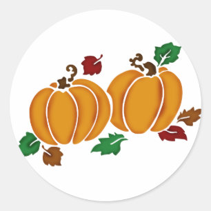 Fall Pumpkins Sticker
