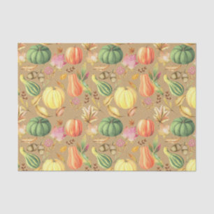Fall pumpkins tissue paper