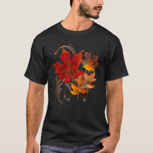 Fall Quote Happy Fall Y'all Cute Thanksgiving Autu T-Shirt