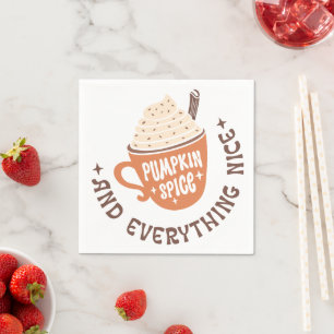 Fall Quote  Napkin