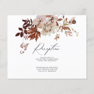 Fall Reception Information Insert  Budget Flyer