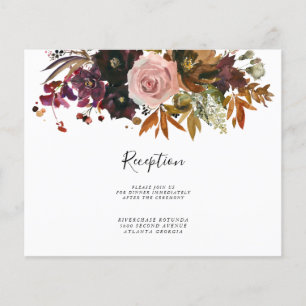 Fall Reception Information Insert Budget Flyer