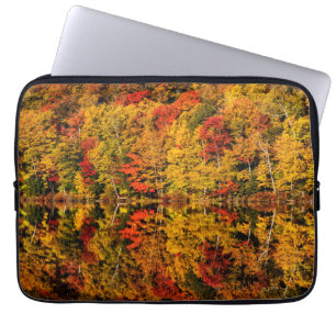 Fall Reflection on Russell Pond   New Hampshire Laptop Sleeve