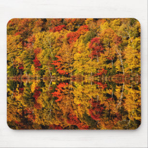 Fall Reflection on Russell Pond   New Hampshire Mouse Pad