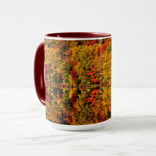 Fall Reflection on Russell Pond   New Hampshire Mug