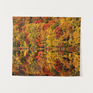 Fall Reflection on Russell Pond   New Hampshire Tapestry