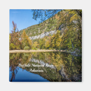Fall Reflections At Buffalo National River Magnet