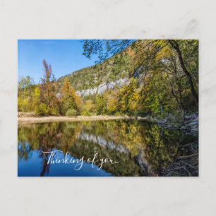 Fall Reflections Buffalo River Thinking Of U Postcard