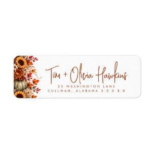 Fall Return Address Label