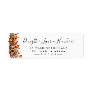 Fall Return Address Label
