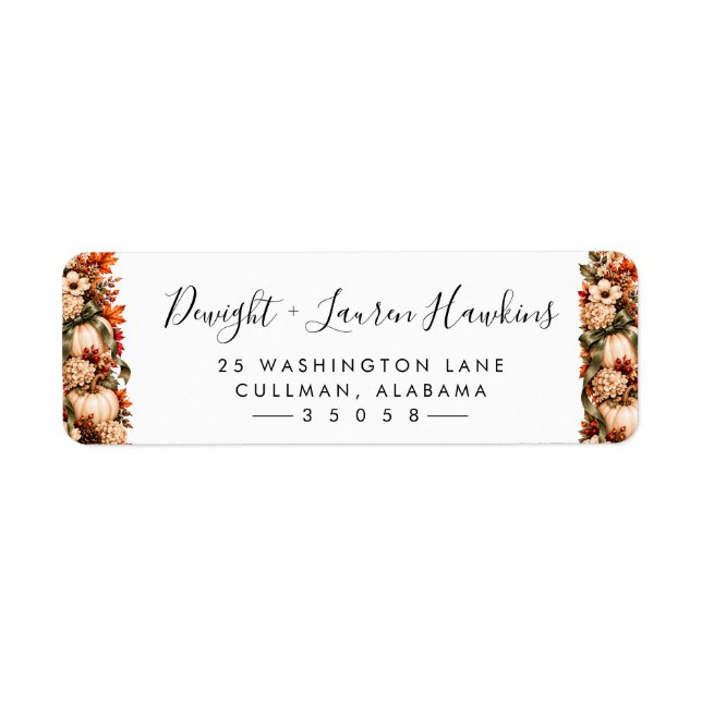 Fall | Return Address Label (Front)