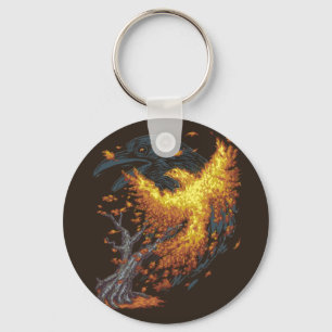 Fall Rising Key Ring