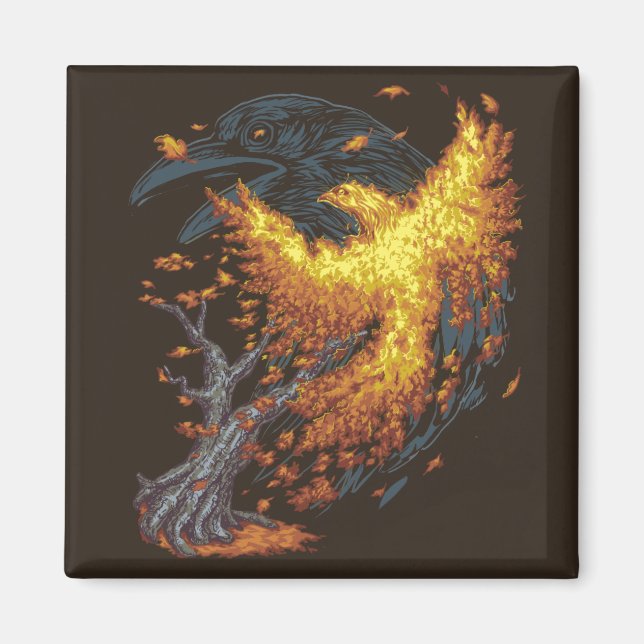 Fall Rising Magnet (Front)