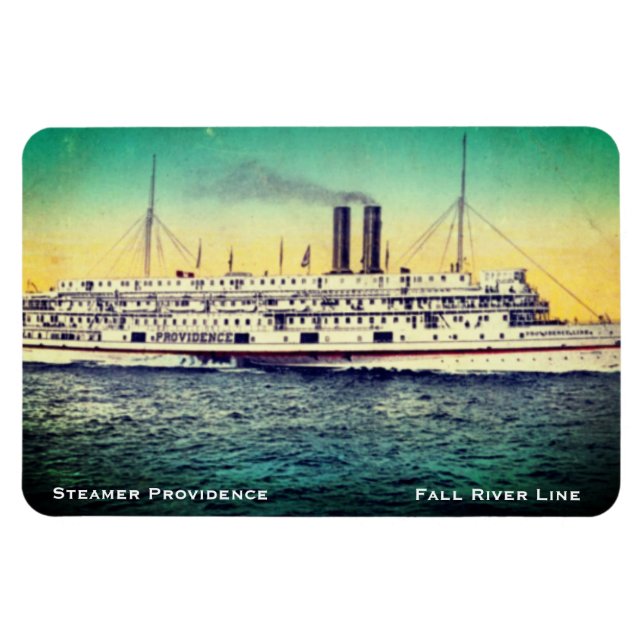 Fall River Line, Steamship 'Providence' Magnet (Horizontal)