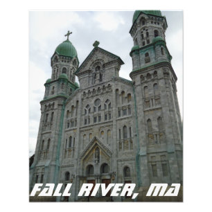 Fall River, MA Massachusetts Famous Architecture Photo Print